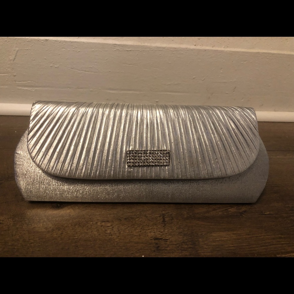 Silver Evening Clutch